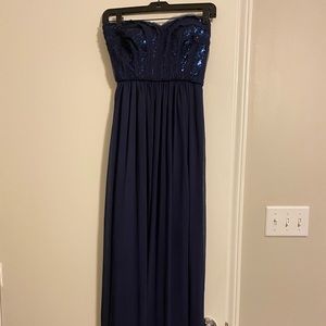 Blue BCBG elegant long dress